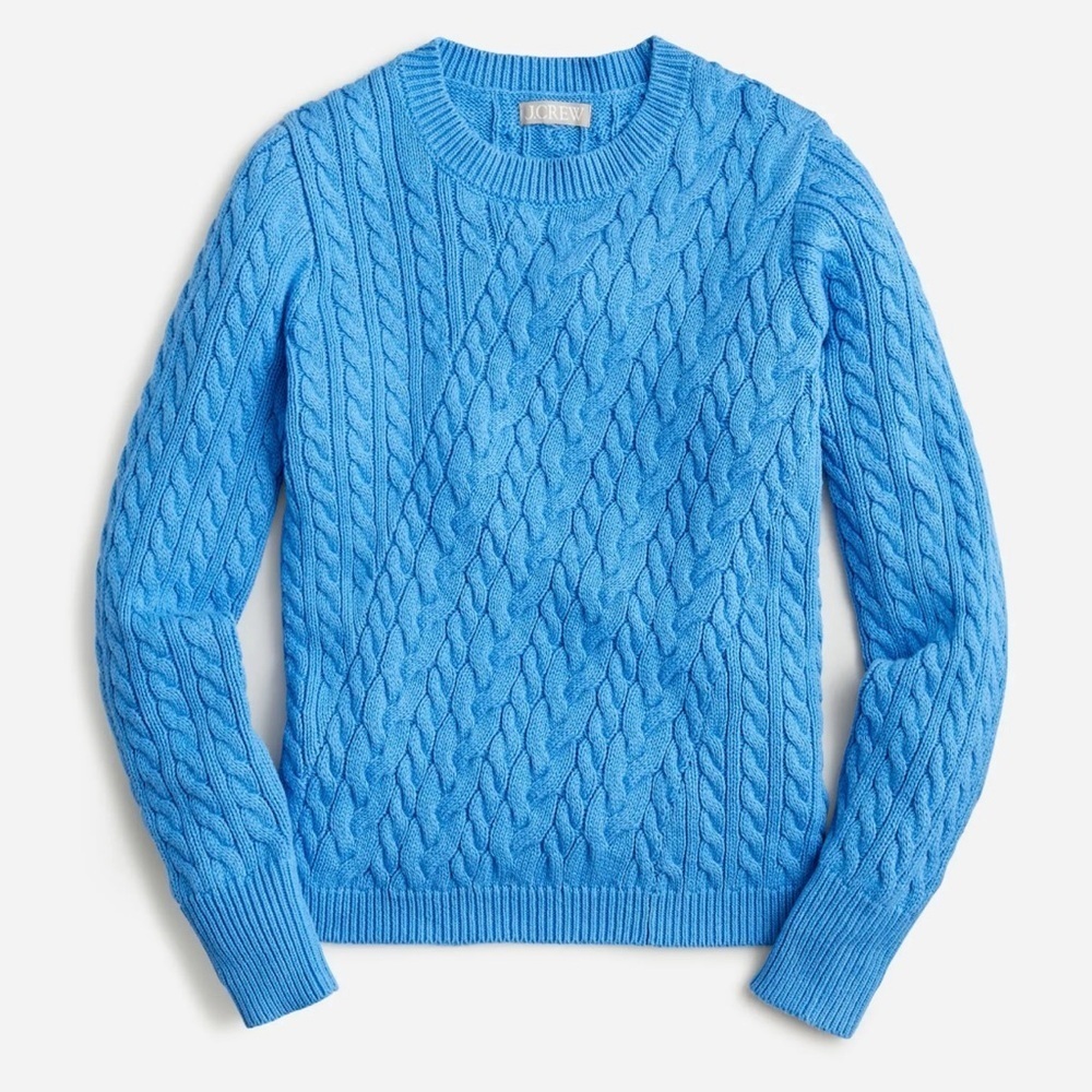 J.Crew Diagonal cable-knit‎ sweater, Size XS